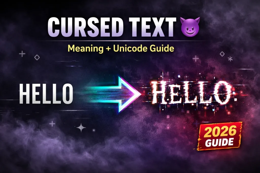 What Is Cursed Text ? Meaning, Styles, Examples & Unicode Guide (2026) 1 cursed text