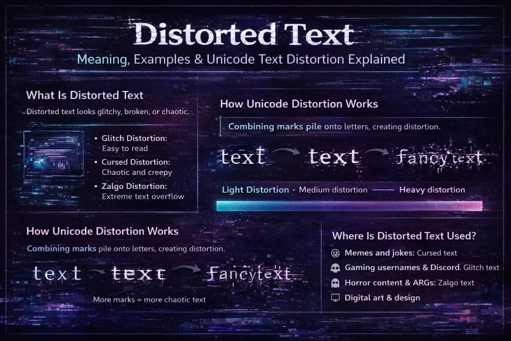 What Is Distorted Text ? Meaning, Examples & Unicode Text Distortion Explained 1 distorted text