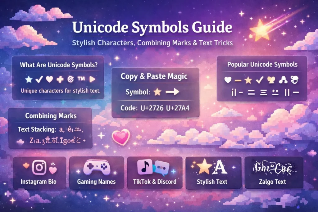 unicode symbols